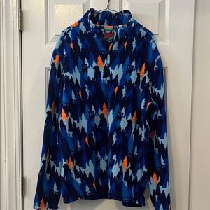 Chubbies Men's Vibrant Blue and Orange Pullover